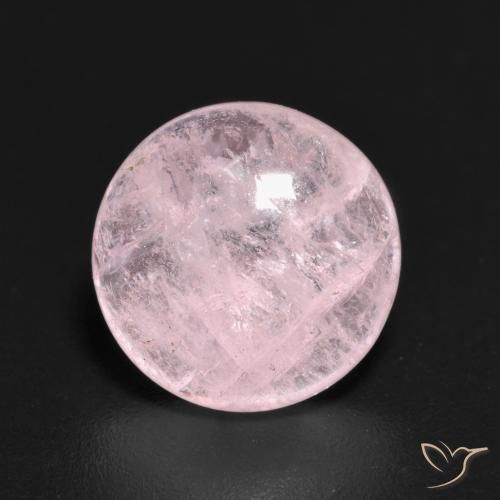 3.70ct طبيعي وردي فاتح مورغانيتي, دائري, شفاف
