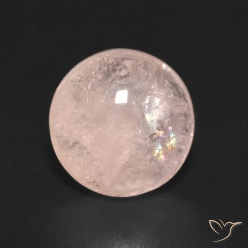 2.80ct طبيعي وردي فاتح مورغانيتي, دائري, شفاف