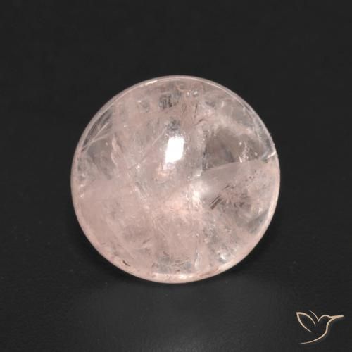2.90ct طبيعي وردى زهرى مورغانيتي, دائري, شفاف