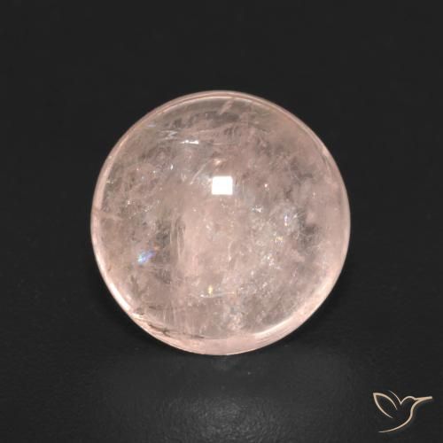 2.50ct طبيعي وردي فاتح مورغانيتي, دائري, شفاف