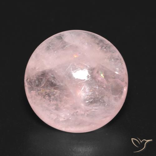 5.97ct طبيعي وردي فاتح مورغانيتي, دائري, شفاف