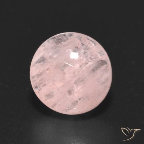 1.97ct طبيعي وردى مرجانى فاتح مورغانيتي, دائري, شفاف