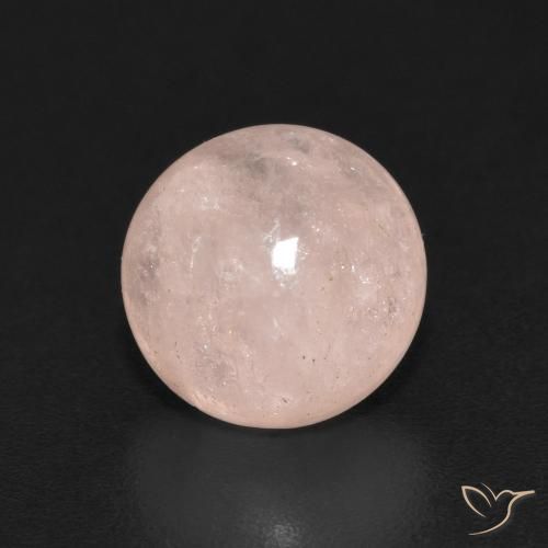 2.29ct طبيعي وردي فاتح مورغانيتي, دائري, نصف شفاف