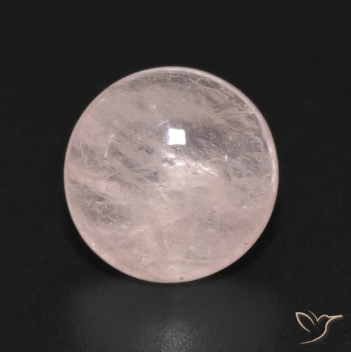 3.59ct طبيعي وردي فاتح مورغانيتي, دائري, شفاف