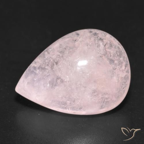 6.15ct طبيعي وردي فاتح مورغانيتي, شكل الكمثرى, نصف شفاف