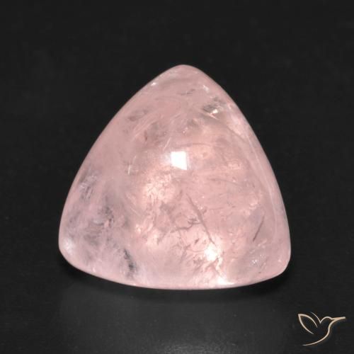 5.99ct طبيعي وردى متوسط مورغانيتي, مثلثى, شفاف