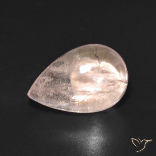 2.70ct طبيعي وردى متوسط مورغانيتي, شكل الكمثرى, شفاف