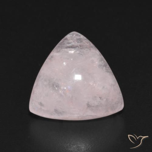 5.47ct طبيعي وردى فاتح جدا مورغانيتي, مثلثى, شفاف