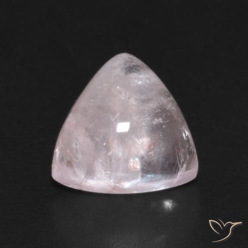 1.93ct طبيعي وردى مرجانى مورغانيتي, مثلثى, شفاف
