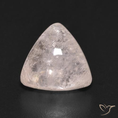 2.28ct طبيعي وردى فلامنجو مورغانيتي, مثلثى, شفاف
