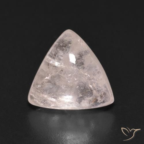 3.09ct طبيعي وردي فاتح مورغانيتي, مثلثى, شفاف