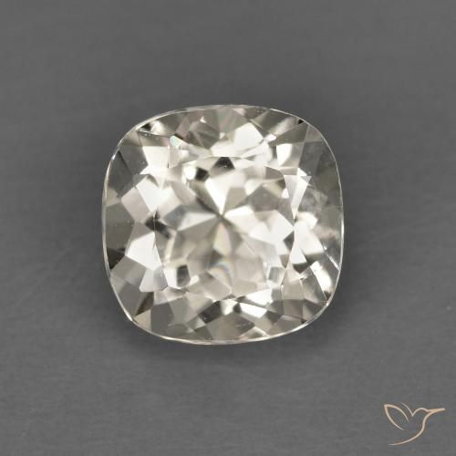 1.01ct طبيعي أصفر فاتح مورغانيتي, وسادة, قليلا جدا
