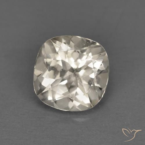 0.81ct طبيعي أصفر فاتح مورغانيتي, وسادة, قليلا جدا