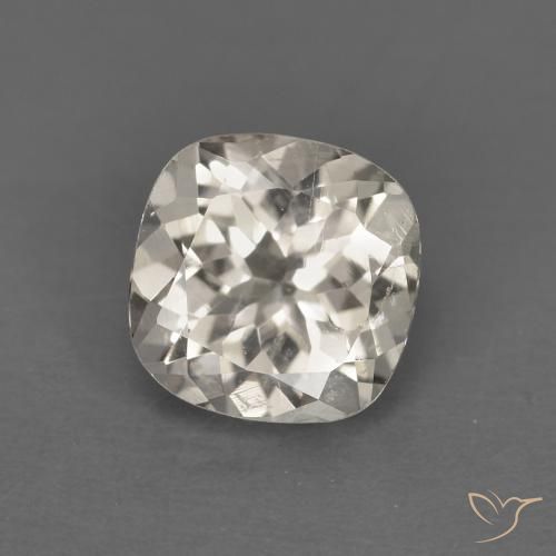 0.82ct طبيعي أصفر فاتح مورغانيتي, وسادة, قليلا جدا