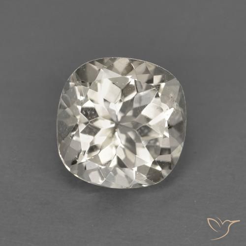 0.93ct طبيعي أصفر فاتح مورغانيتي, وسادة, قليلا جدا