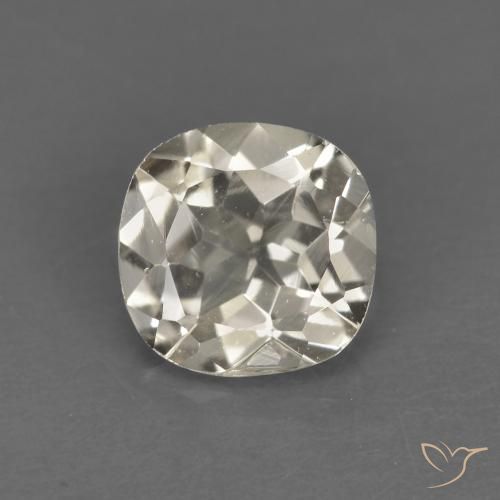 0.72ct طبيعي أصفر فاتح مورغانيتي, وسادة, قليلا جدا