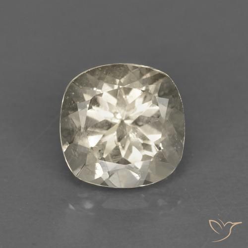 0.82ct طبيعي أصفر فاتح مورغانيتي, وسادة, قليلا جدا