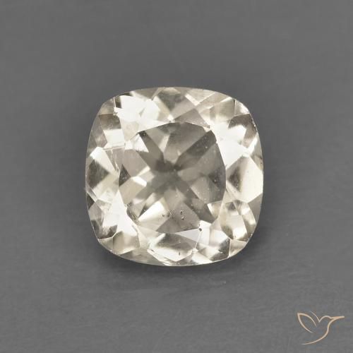 0.78ct طبيعي ذهبى فاتح مورغانيتي, وسادة, قليلا جدا