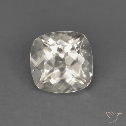 0.82ct طبيعي ذهبى فاتح مورغانيتي, وسادة, قليلا جدا