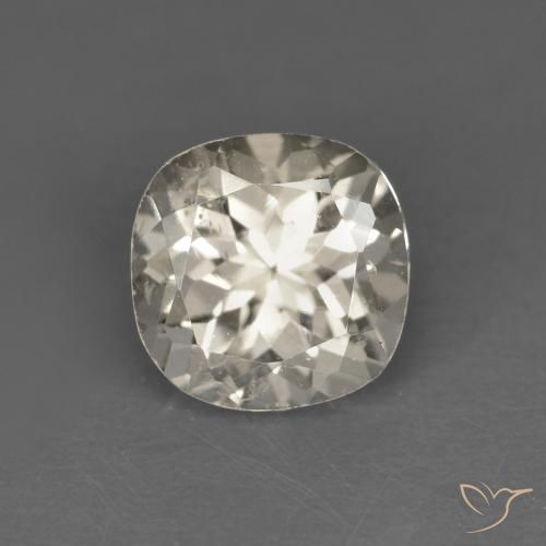 0.90ct طبيعي ذهبى فاتح مورغانيتي, وسادة, قليلا جدا