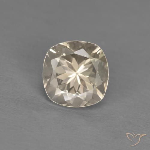 1.00ct طبيعي ذهبى فاتح مورغانيتي, وسادة, قليلا جدا