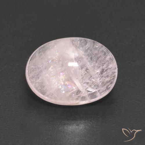 3.20ct طبيعي وردي فاتح مورغانيتي, بيضوي, شفاف