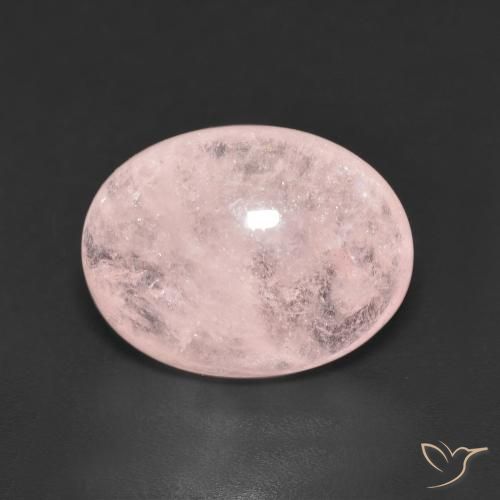 3.73ct طبيعي وردي فاتح مورغانيتي, بيضوي, شفاف