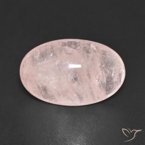 6.70ct طبيعي وردى مرجانى مورغانيتي, بيضوي, شفاف
