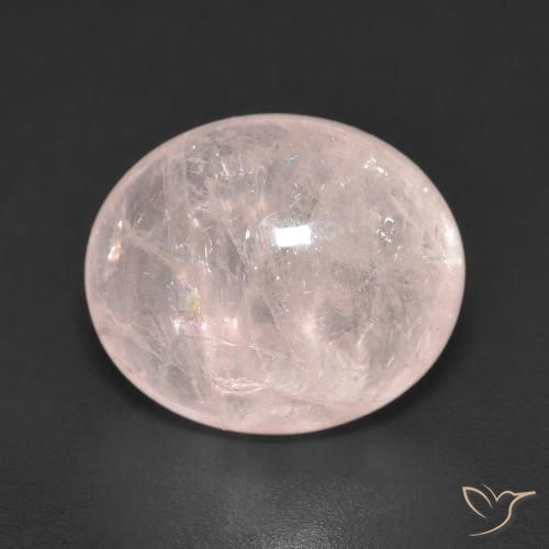 6.74ct طبيعي وردي فاتح مورغانيتي, بيضوي, شفاف