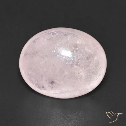 5.37ct طبيعي وردي فاتح مورغانيتي, بيضوي, نصف شفاف