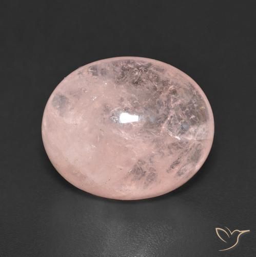 6.02ct طبيعي وردى متوسط مورغانيتي, بيضوي, شفاف