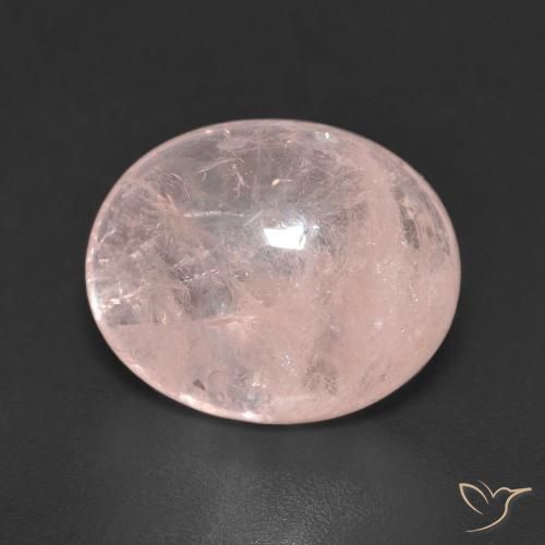 4.71ct طبيعي وردى متوسط مورغانيتي, بيضوي, شفاف