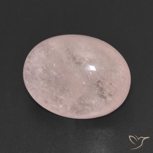 8.30ct طبيعي وردي فاتح مورغانيتي, بيضوي, نصف شفاف