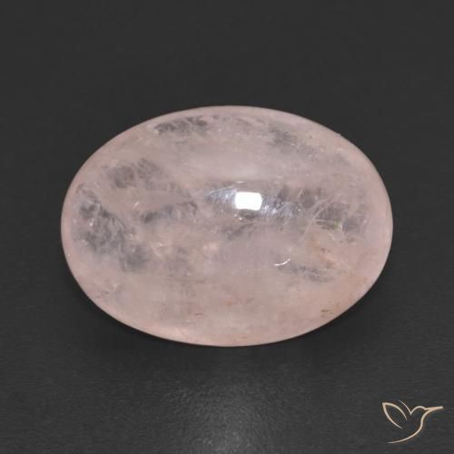 7.68ct طبيعي وردي فاتح مورغانيتي, بيضوي, شفاف