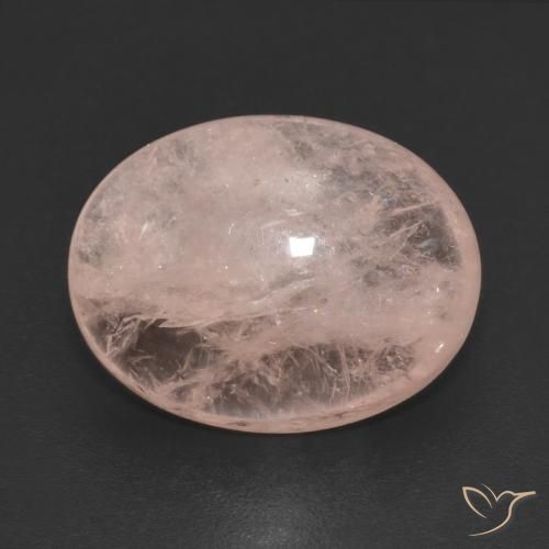 4.86ct طبيعي وردى متوسط مورغانيتي, بيضوي, شفاف