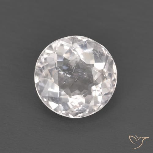 1.11ct طبيعي وردي فاتح مورغانيتي, دائري, قليلا جدا
