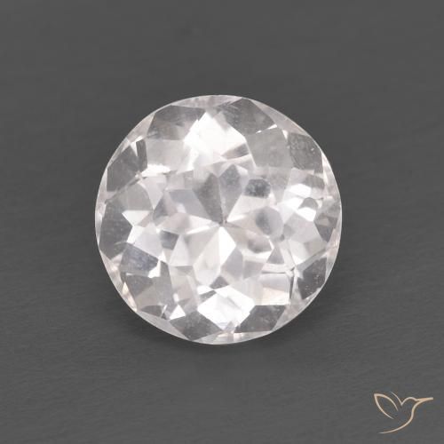1.25ct طبيعي وردي فاتح مورغانيتي, دائري, قليلا جدا