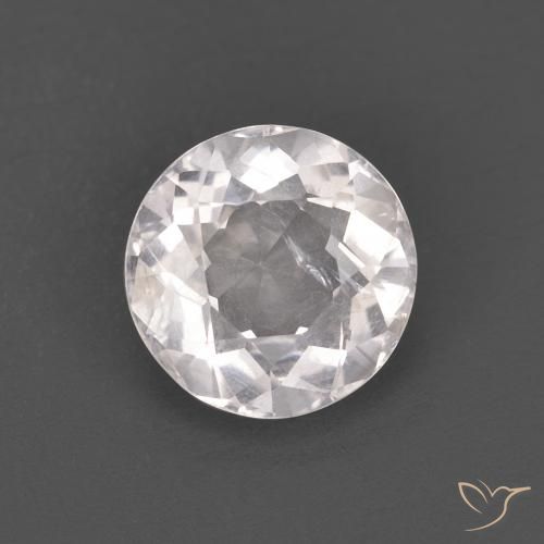 1.11ct طبيعي وردي فاتح مورغانيتي, دائري, قليلا جدا