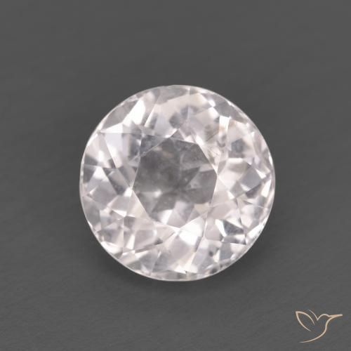 1.32ct طبيعي وردي فاتح مورغانيتي, دائري, قليلا جدا
