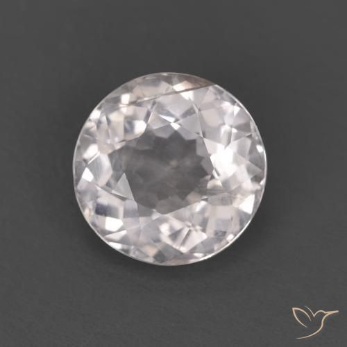 1.14ct طبيعي وردي فاتح مورغانيتي, دائري, قليلا جدا