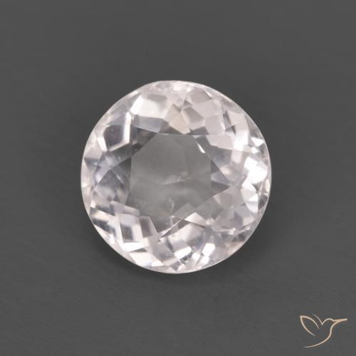 1.15ct طبيعي وردي فاتح مورغانيتي, دائري, قليلا جدا
