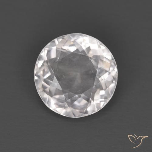 1.01ct طبيعي وردي فاتح مورغانيتي, دائري, قليلا جدا