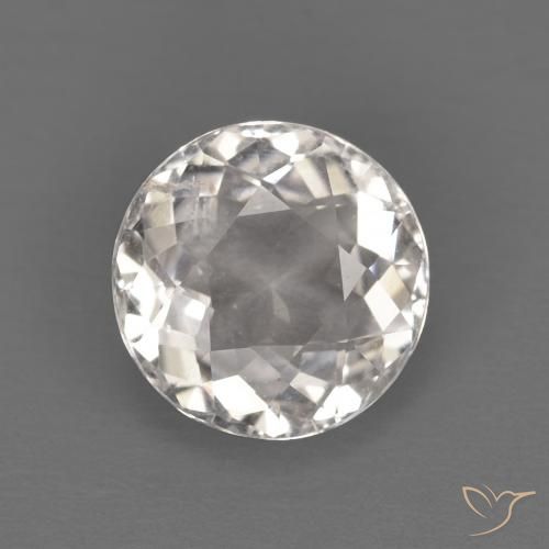 1.13ct طبيعي وردى فاتح جدا مورغانيتي, دائري, VVS-VS