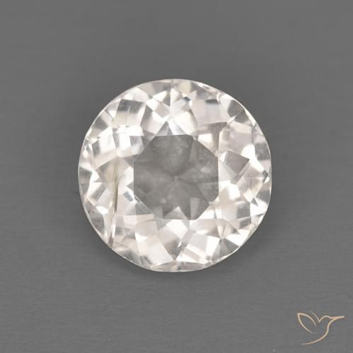 0.95ct طبيعي وردى فاتح جدا مورغانيتي, دائري, قليلا جدا