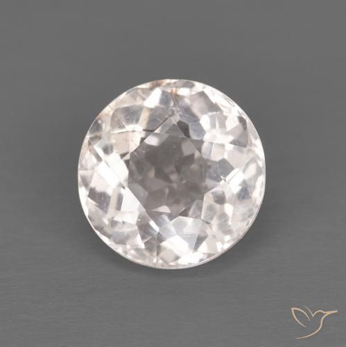 مورغانيتي Medium Light-Pink طبيعي، دائري، 1.22 قيراط، قليلا جدا