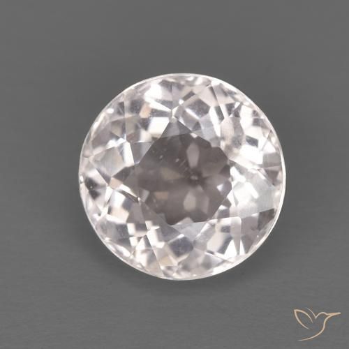 1.45ct طبيعي وردى فاتح جدا مورغانيتي, دائري, قليلا جدا
