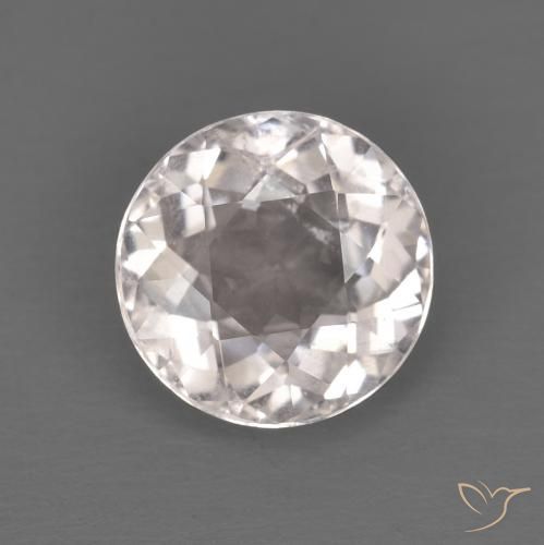 1.22ct طبيعي وردى فاتح جدا مورغانيتي, دائري, قليلا جدا