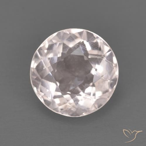 1.45ct طبيعي وردى فاتح جدا مورغانيتي, دائري, قليلا جدا