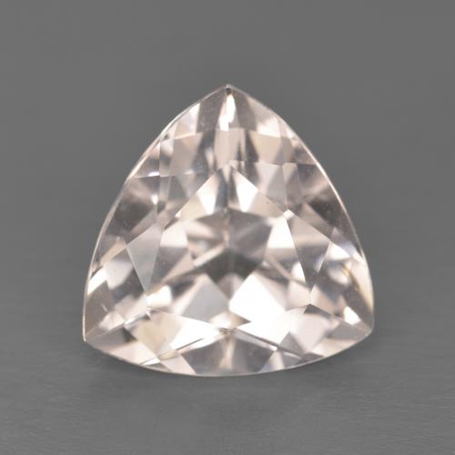 مورغانيت طبيعي بلون Medium Light-Pink، وزن ‎4.40‎ قيراط، شكل تريليون، مقاس ‎11x10.8‎ مم