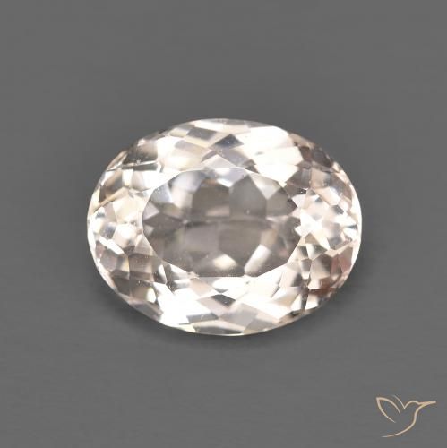 2.66ct طبيعي Medium Light-Pink مورغانيتي, بيضوي, VVS-VS